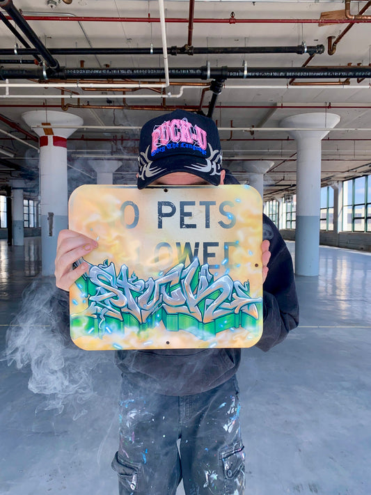 No pets allowed in the restroom